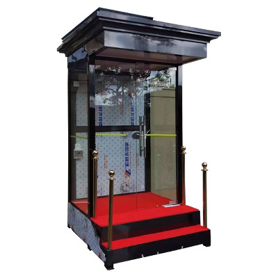 岗亭保安亭户外可移动高档售楼部楼盘站岗岗亭形象高档门卫亭中山