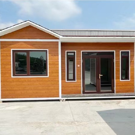 集成房屋活动板房农村房建筑轻钢别墅可移动民宿临时办公阳光房