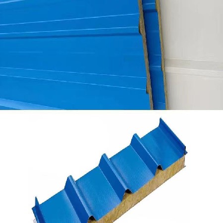 中山岩棉板防火净化板复合夹芯板彩钢瓦保温隔热板洁净板隔墙吊顶